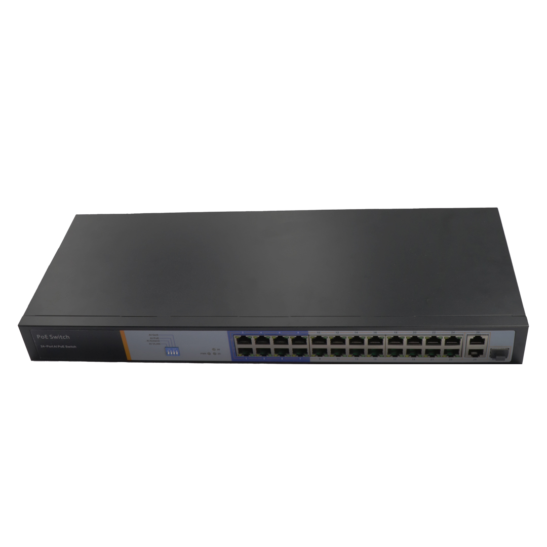 24 Port PoE Switch Full Gigabit